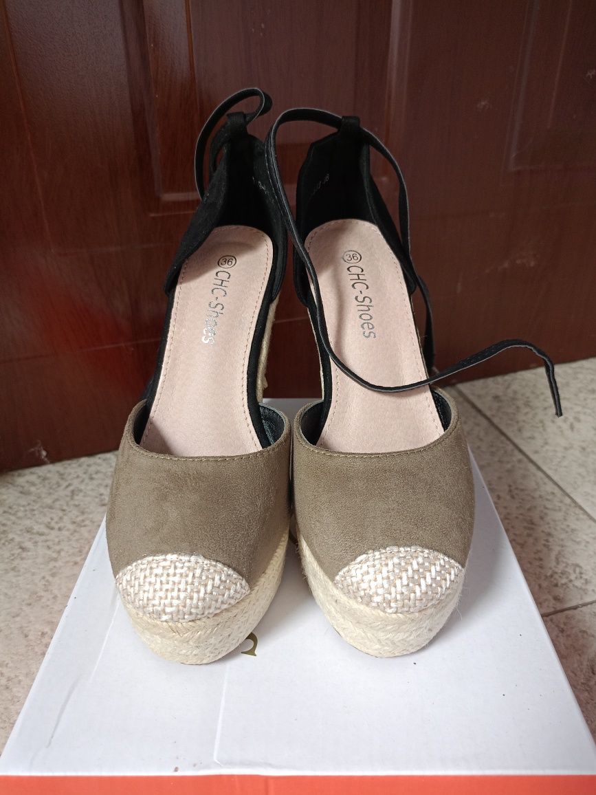 Sandały espadryle 36