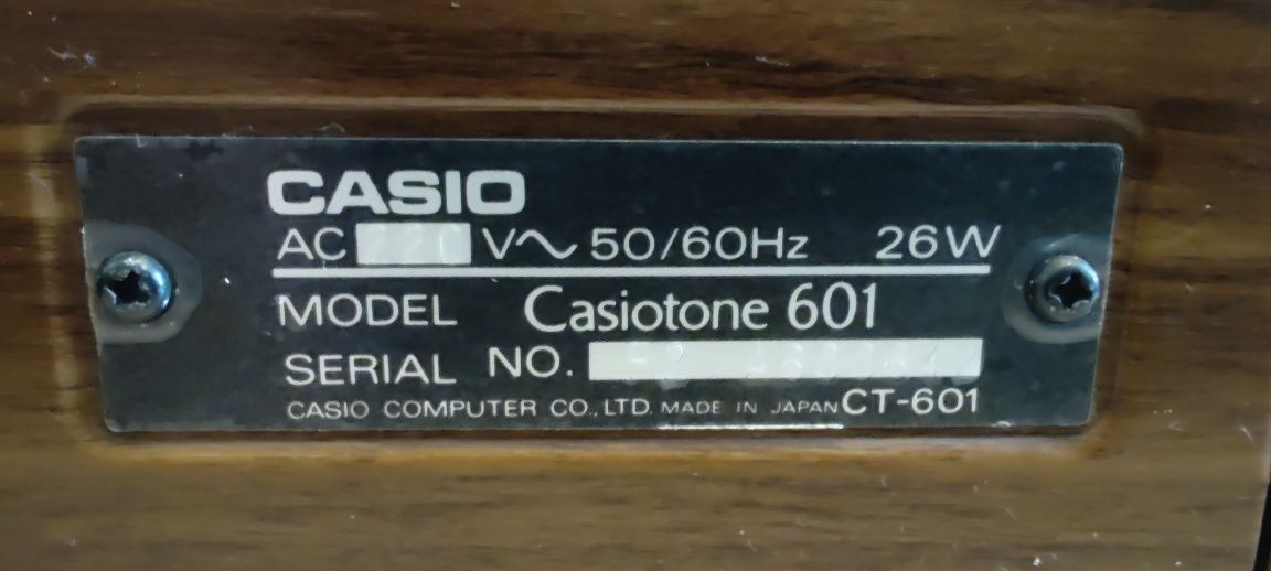 Keyboard Casio Casiotone 610