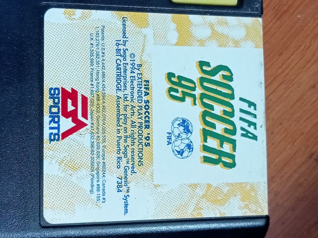 Vendo cassete da SEGA FIFA 95