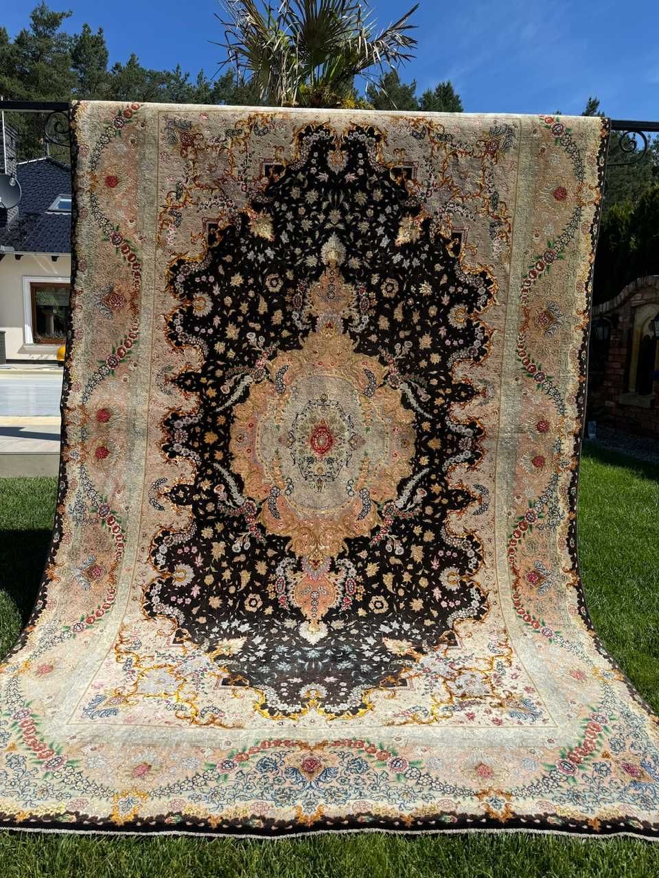 Dywan perski kaszmirowy z jedwabiem Tabriz Raj 300x200 galeria 50 tyś