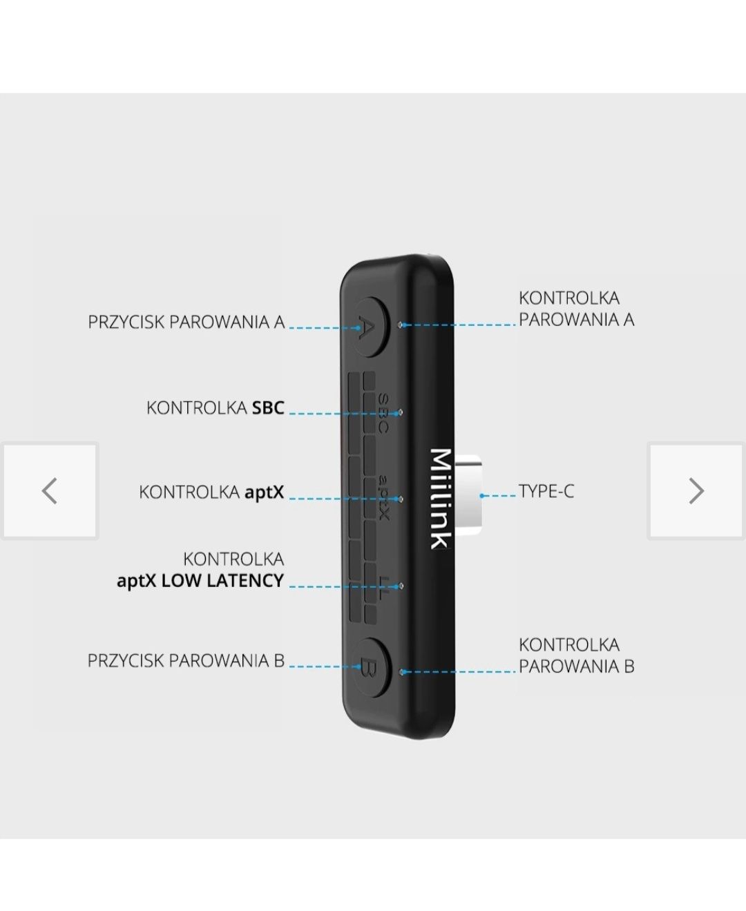 Podwójny odbiornik Bluetooth 5.0