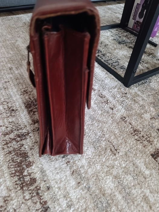 Teczka Aktówka skórzana męska