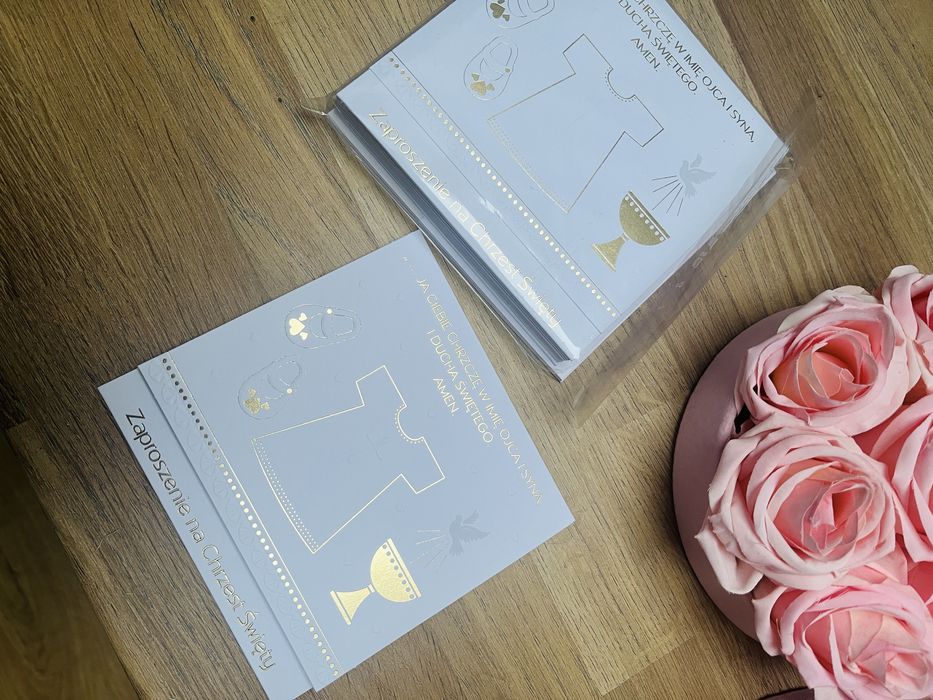 Zestaw na chrzest (sukienka plaszczyk i dodatki)