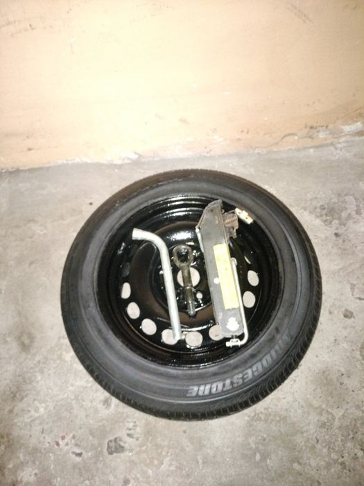 Koło  zapasowe 5x112 lewarek klucz wkretka