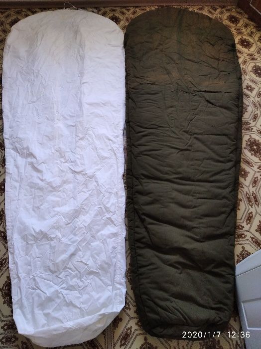 Пуховый двойной спальный мешок/чехол:  Polar A.S. -40*C;  2,30 * 82см.