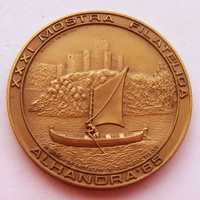 Medalha de Bronze Mostra Filatélica Alhandra Barca do Tramagal Tejo
