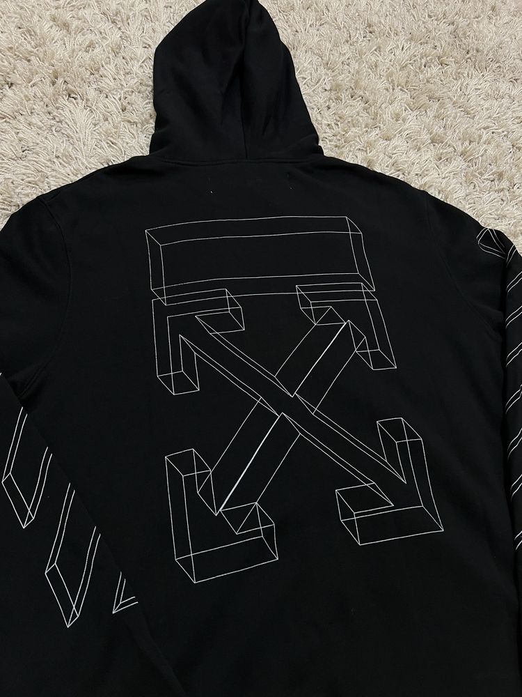 Off white зіп худі