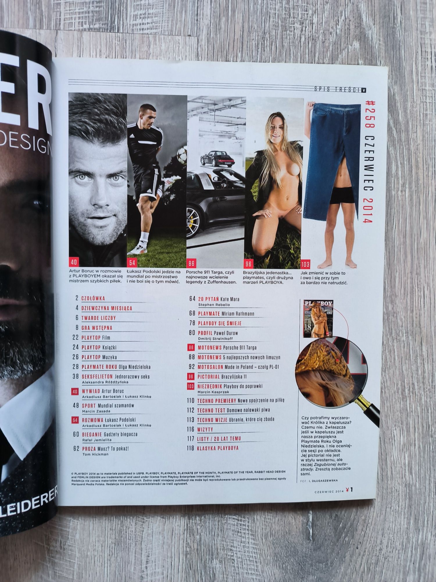 Playboy nr 258 czerwiec 2014 stan idealny