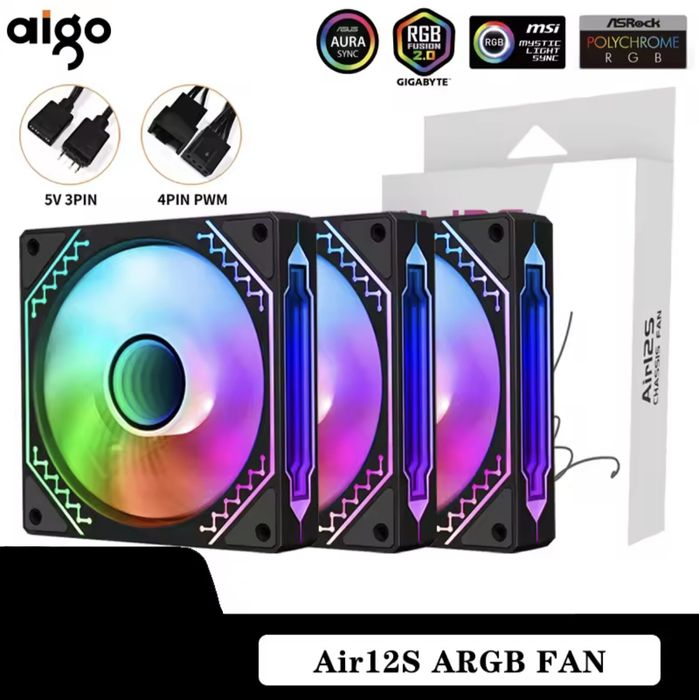 ARGB кулер Aigo Air12S вентилятор 120мм