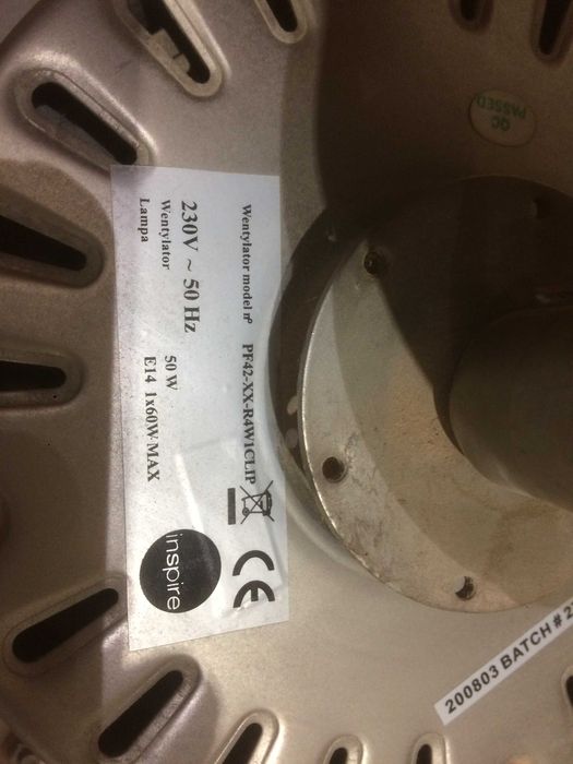 Lampa Sufitowa z Wiatrakiem