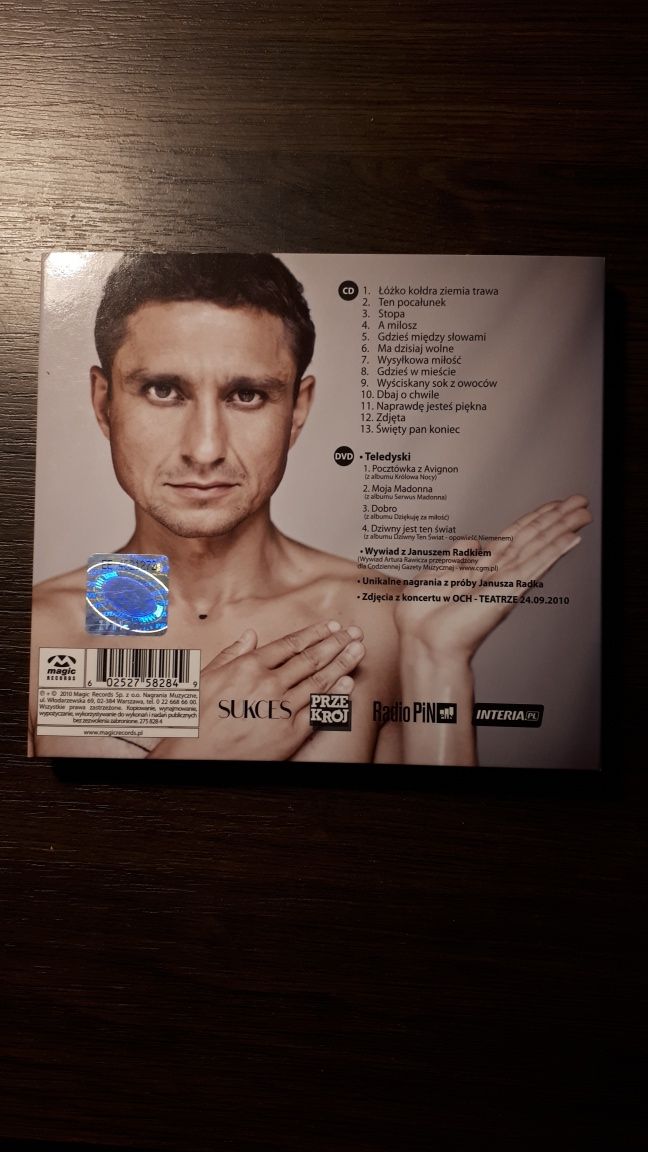 Płyta CD i DVD "gdzieś-po-między" Janusz Radek edycja kolekcjonerska