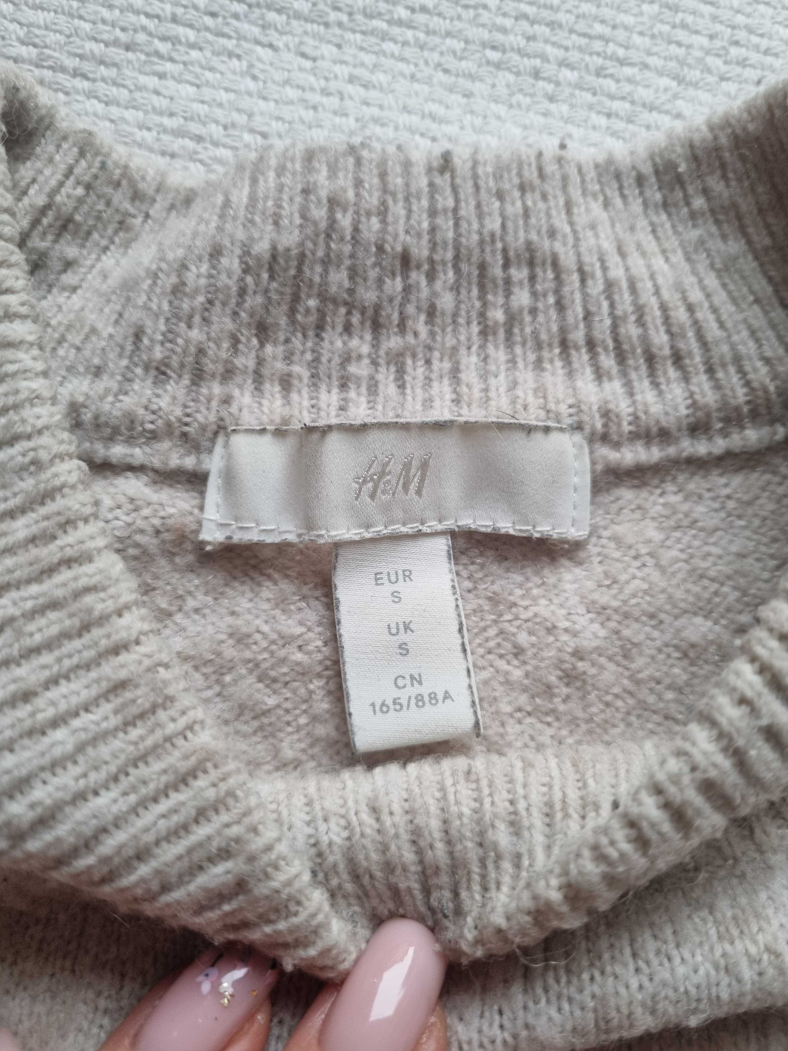 Sweter w paski H&M rozm S