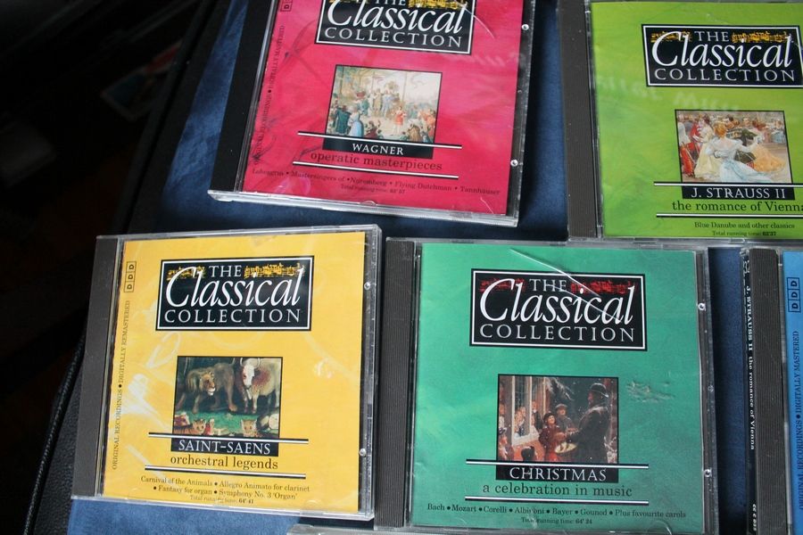 Płyty CD muzyka klasyczna 7 sztuk, idealne