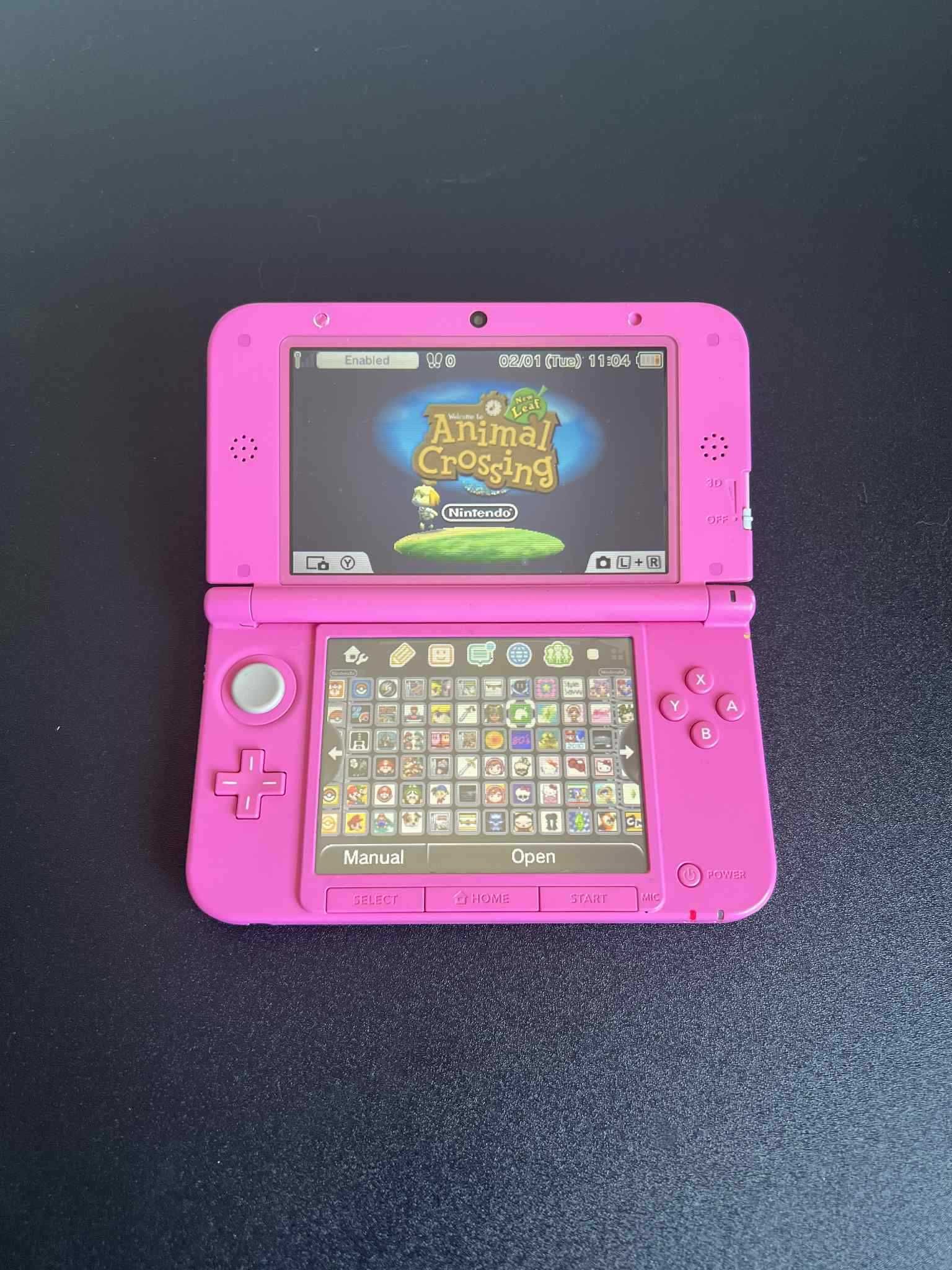 Nintendo 3DS XL Rosa com 100+ Jogos