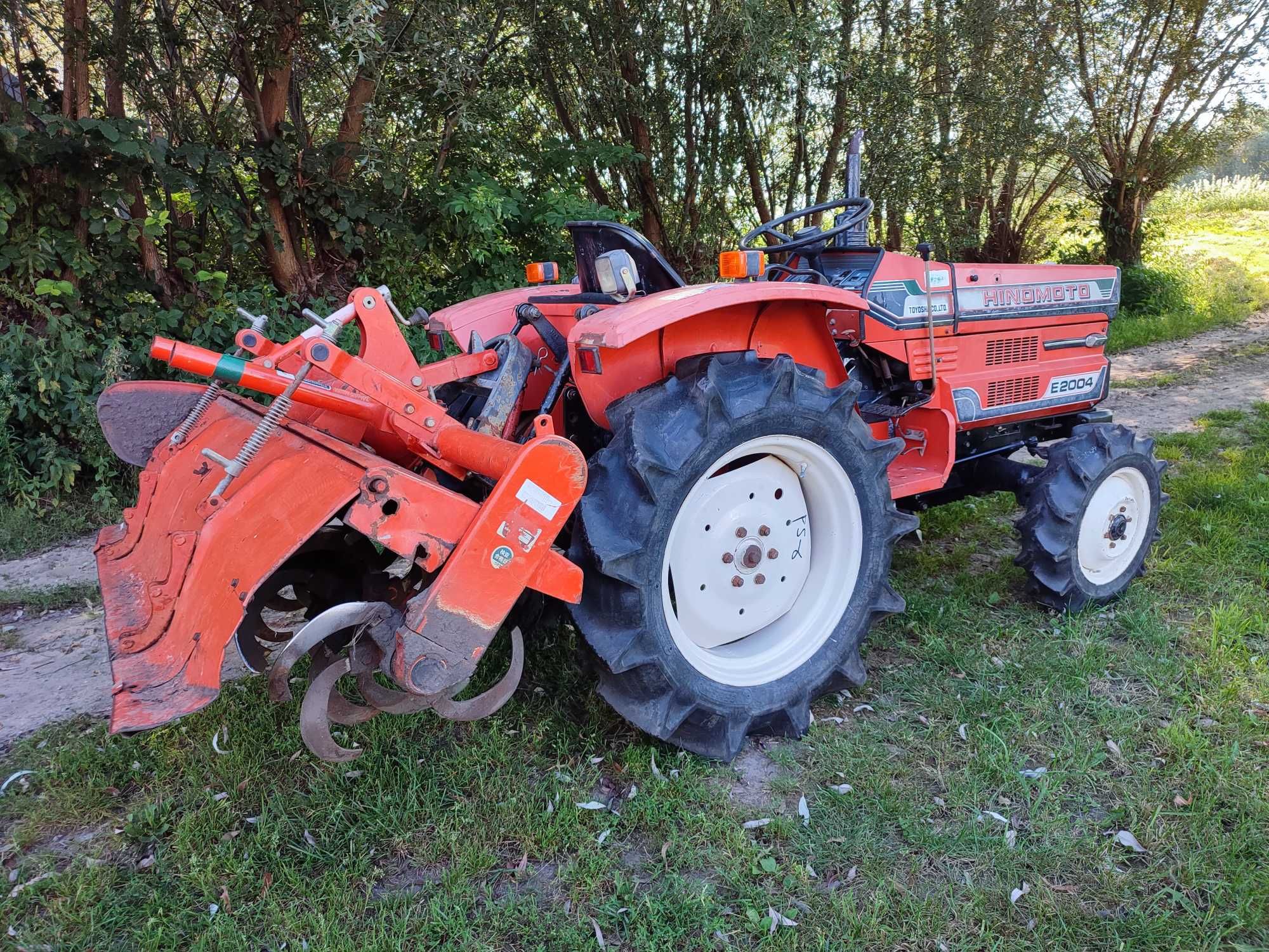 Hinomoto 2004 minitraktorek glebogryzarka tur 4x4
