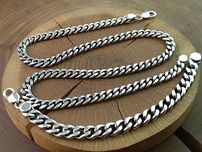 Fio da prata e pulseira de 925. Novo