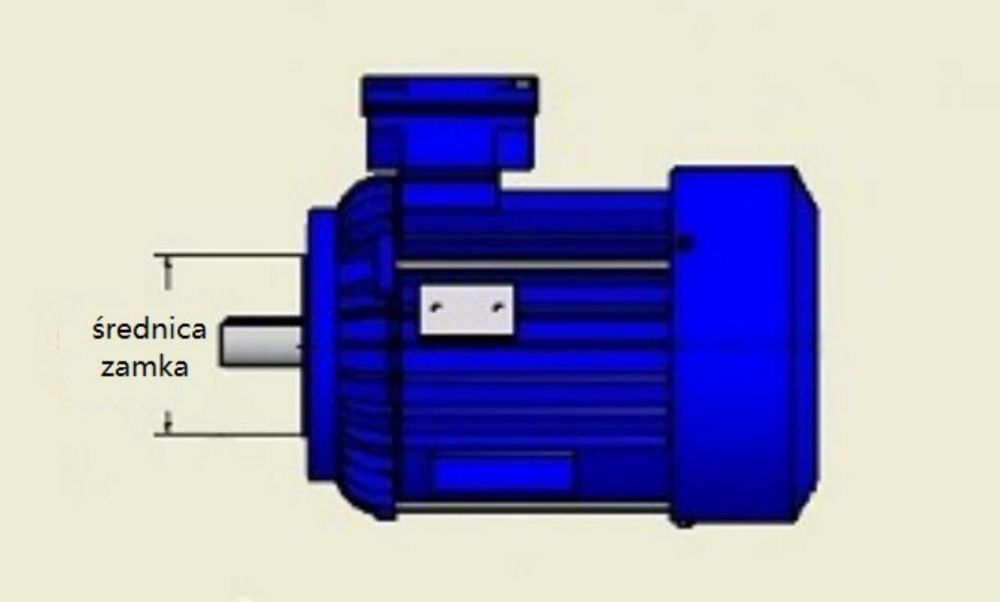 silnik elektryczny 0,55kW 1400obr. 3fazowy 71B14