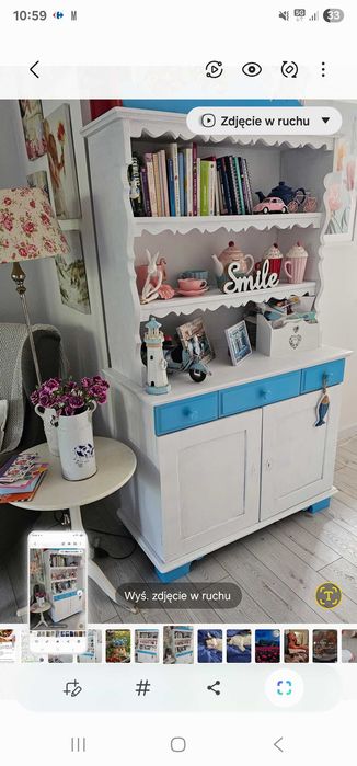 Kredens w stylu vintage