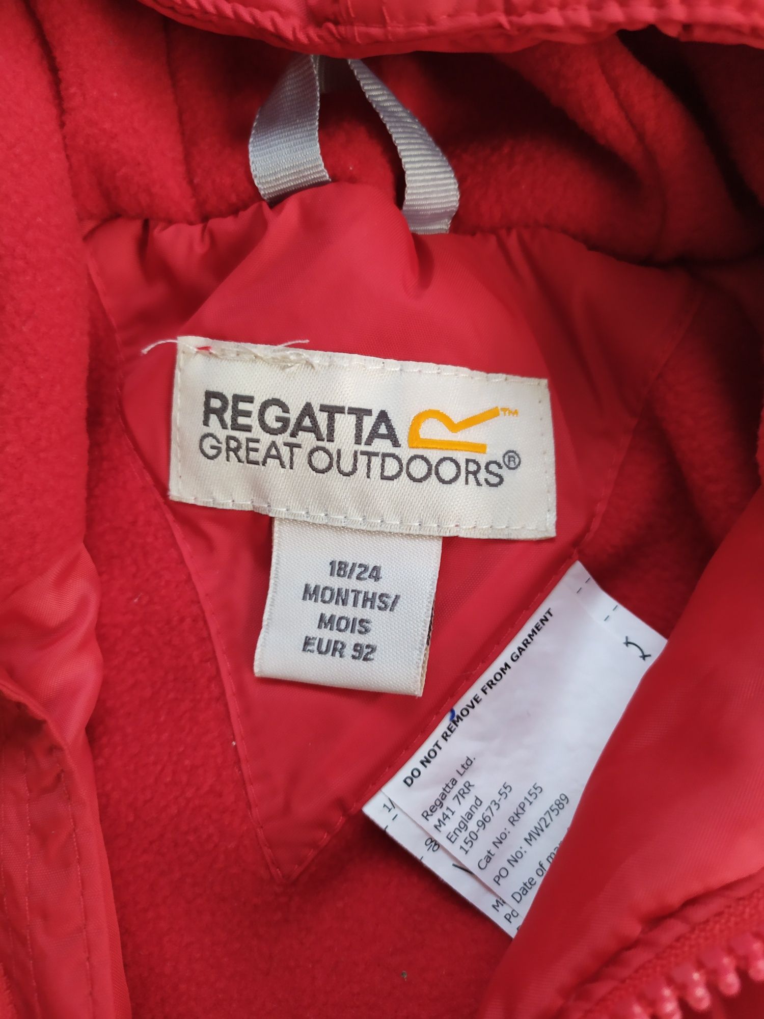 Kombinezon regatta  jesień/zima r. 18/24 m.