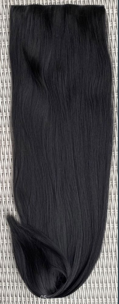 Premium Ultra włosy doczepiane, mega długie, czarny 100 cm ( 403 )