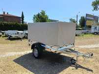 Neptun N7-202 pts ZESTAW stelaż +plandeka koło podporowe  Zestaw przyczepa lekka 202x125x30 + stelaż z plandeką 80cm 750DMC RATY