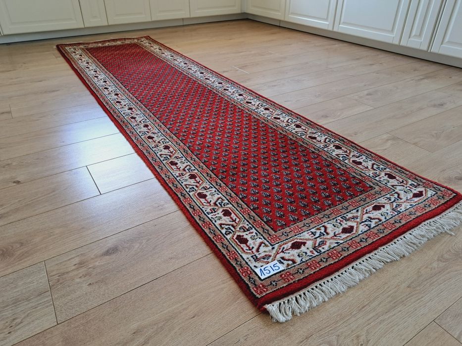 Elegancki Indyjski ręcznie tkany wełniany chodnik Mir 70x280cm.nr 1515