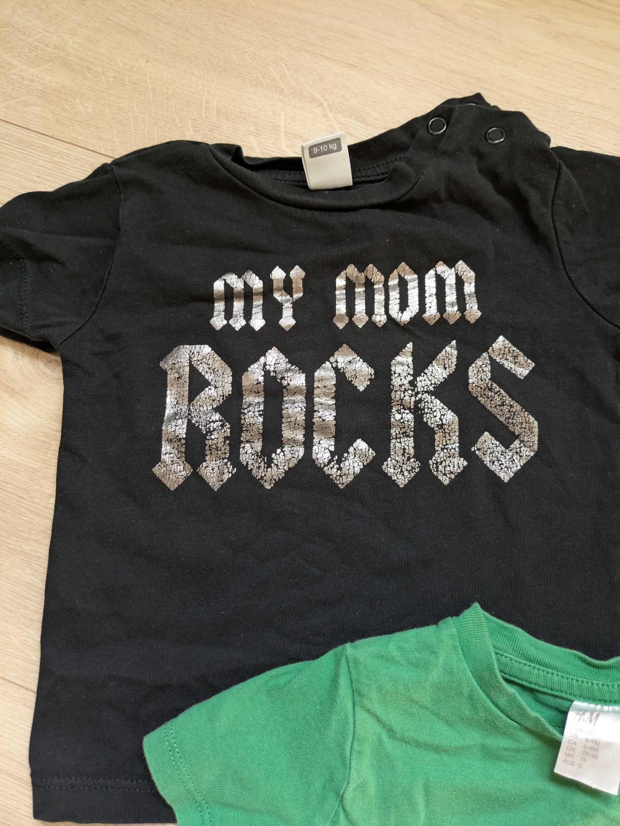 Koszulki dziecięce T-shirt r. 74, H&M