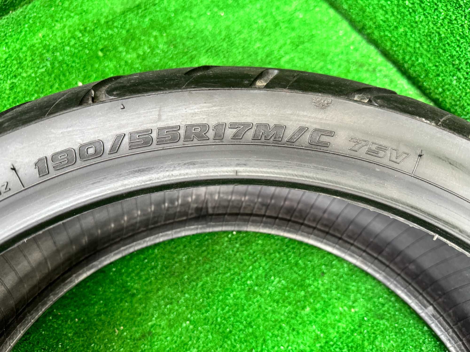 190/55/17 bridgestone battlax adventure 41r pneu usado