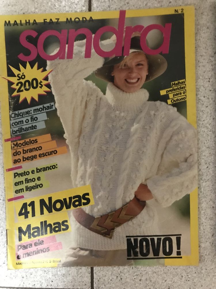 Revistas antigas de tricou