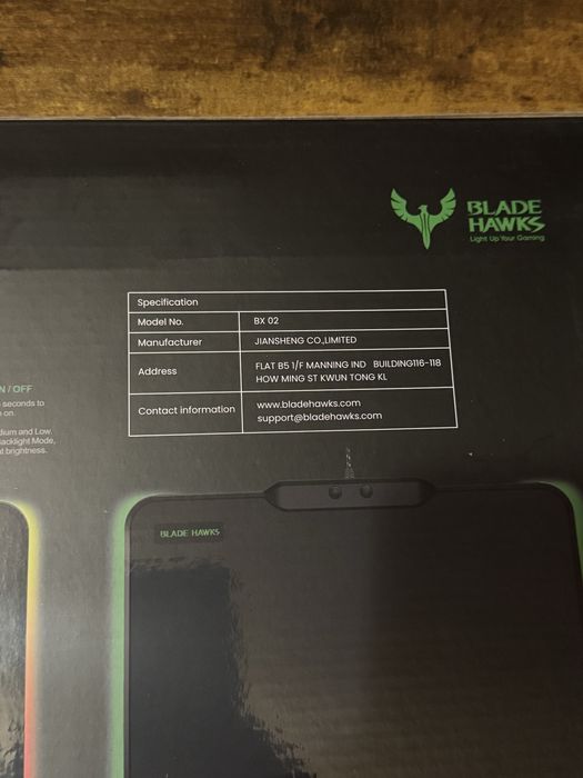 Podkładka pod Myszke Gamingowa Blade Hawks