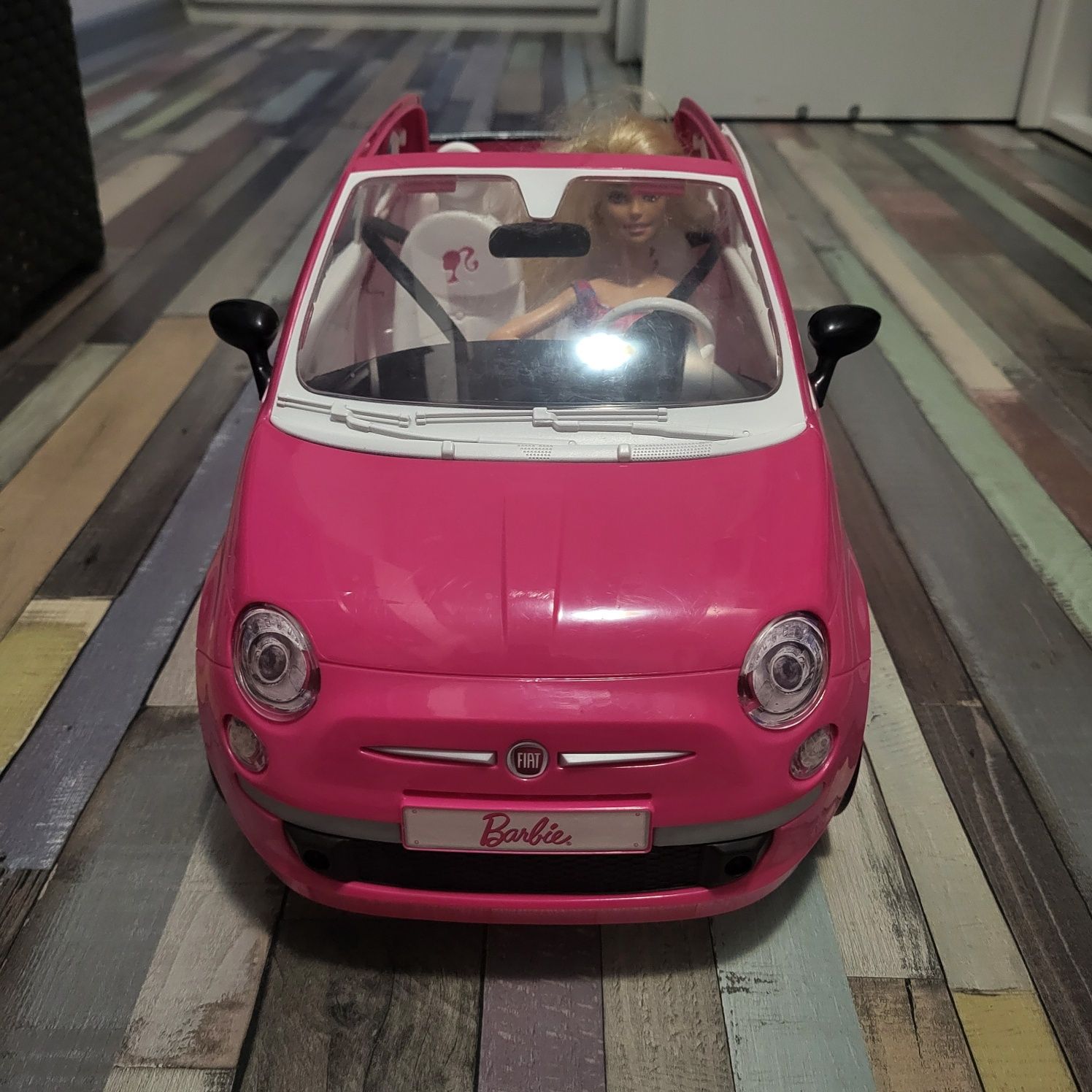 Auto samochód Barbie Fiat 500