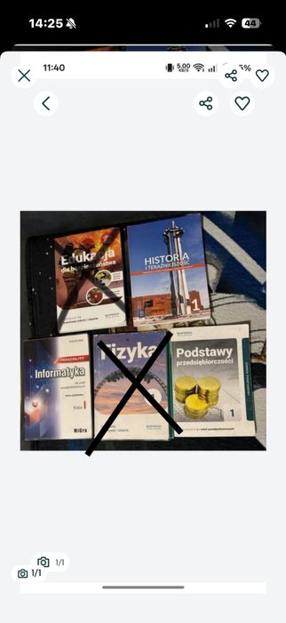 Podreczniki klasa 1 szkoła branżowa