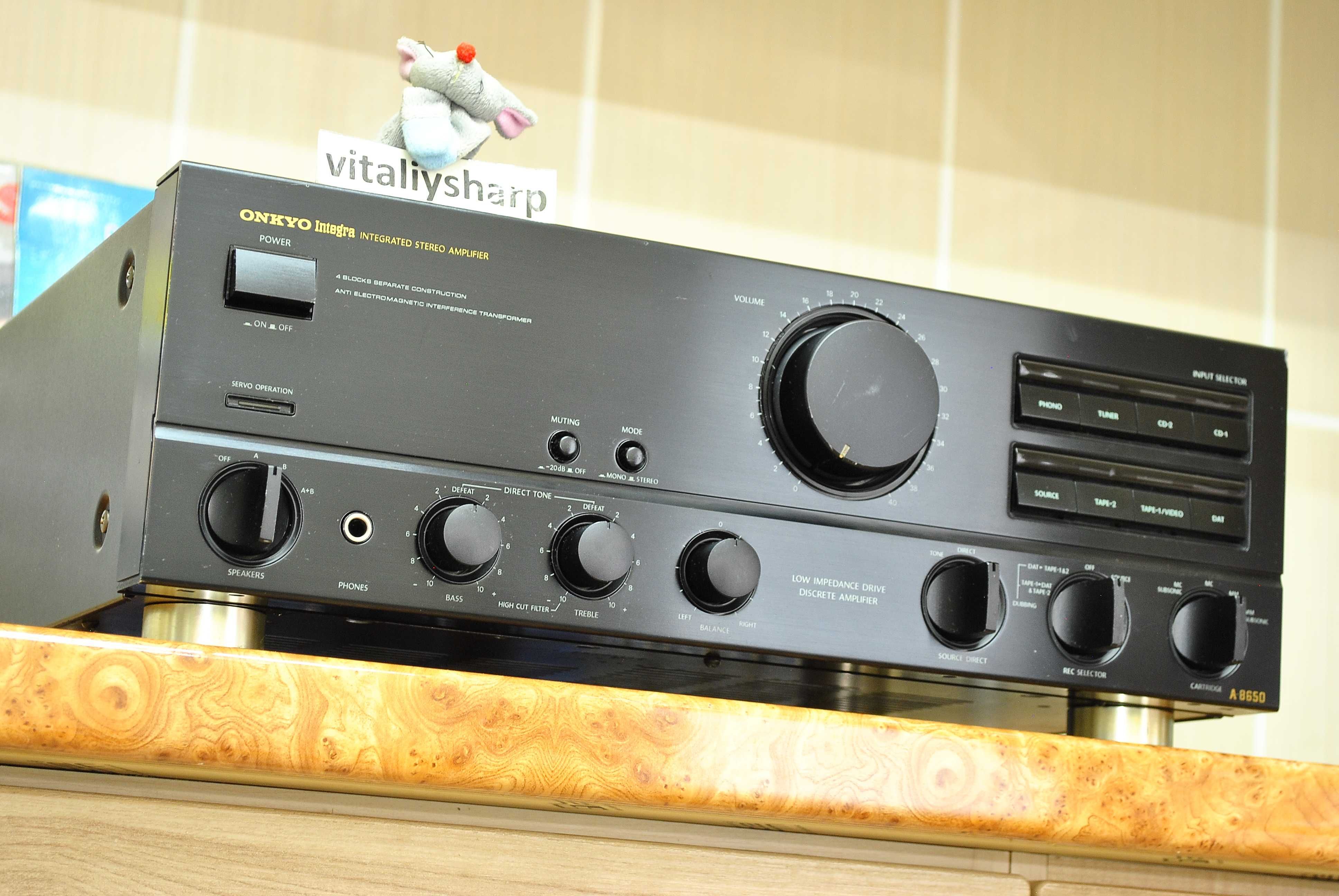 ONKYO INTEGRA A-8650 (239) 14кг 90вт суперзвук!