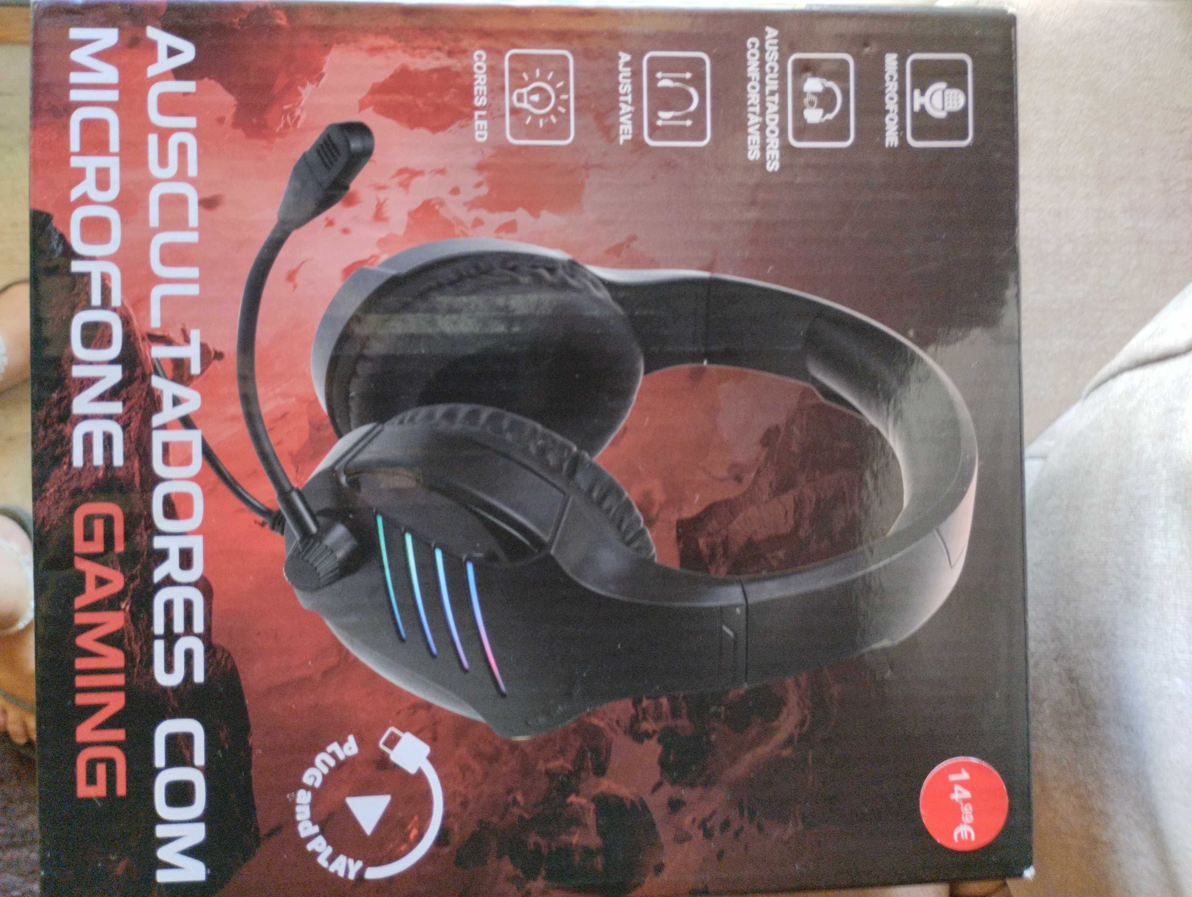 PS4 Comando wireless + Gaming Auscultadores com microfone novos 30€