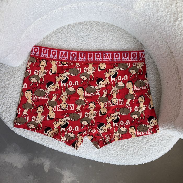 Новорічні, чоловічі, бавовняні труси на подарунок «книга кохання»