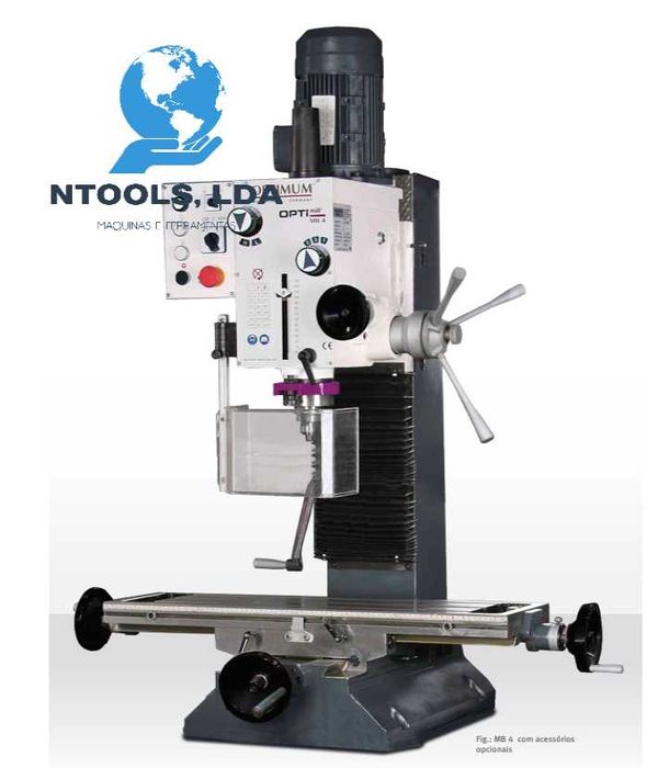 Fresadora Universal com 12 Velocidades Optimum MB4