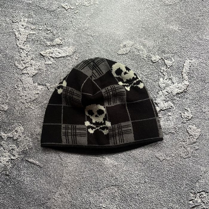 Шапка з черепами y2k | Шапка ютукей