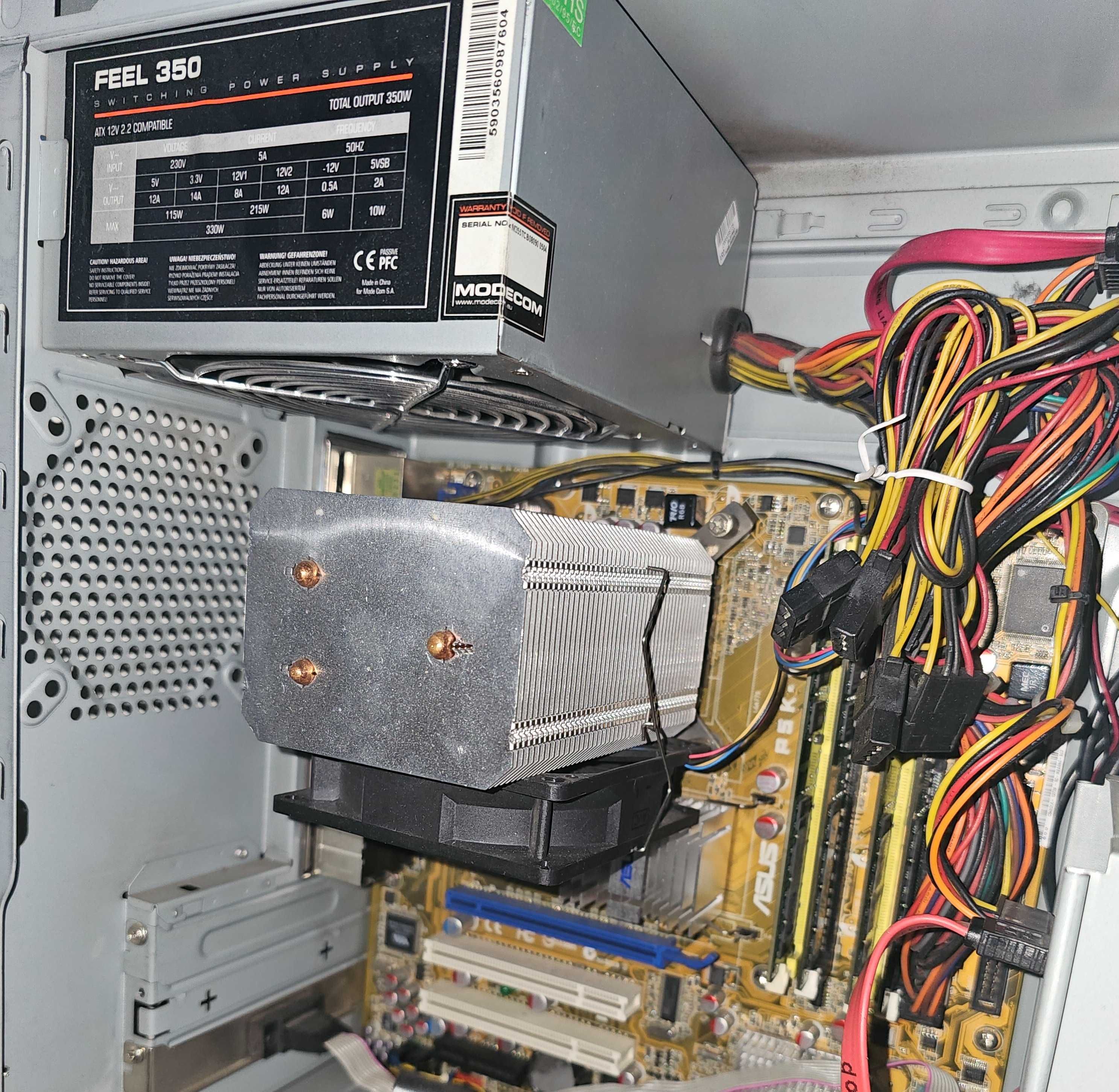 Komputer PC Core 2 Quad Q9300 6GB RAM Asus P5K-VM