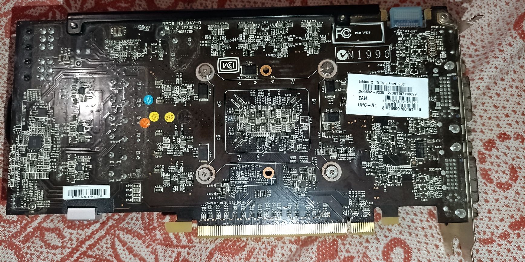 Відеокарта MSI NVidia GeForce GTX 560 TI — 1 GB — 1024 MB — GDDR5 — 25
