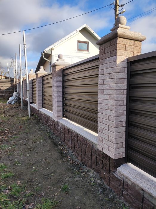 Ворота та паркани . Виготовлення , професійний монтаж