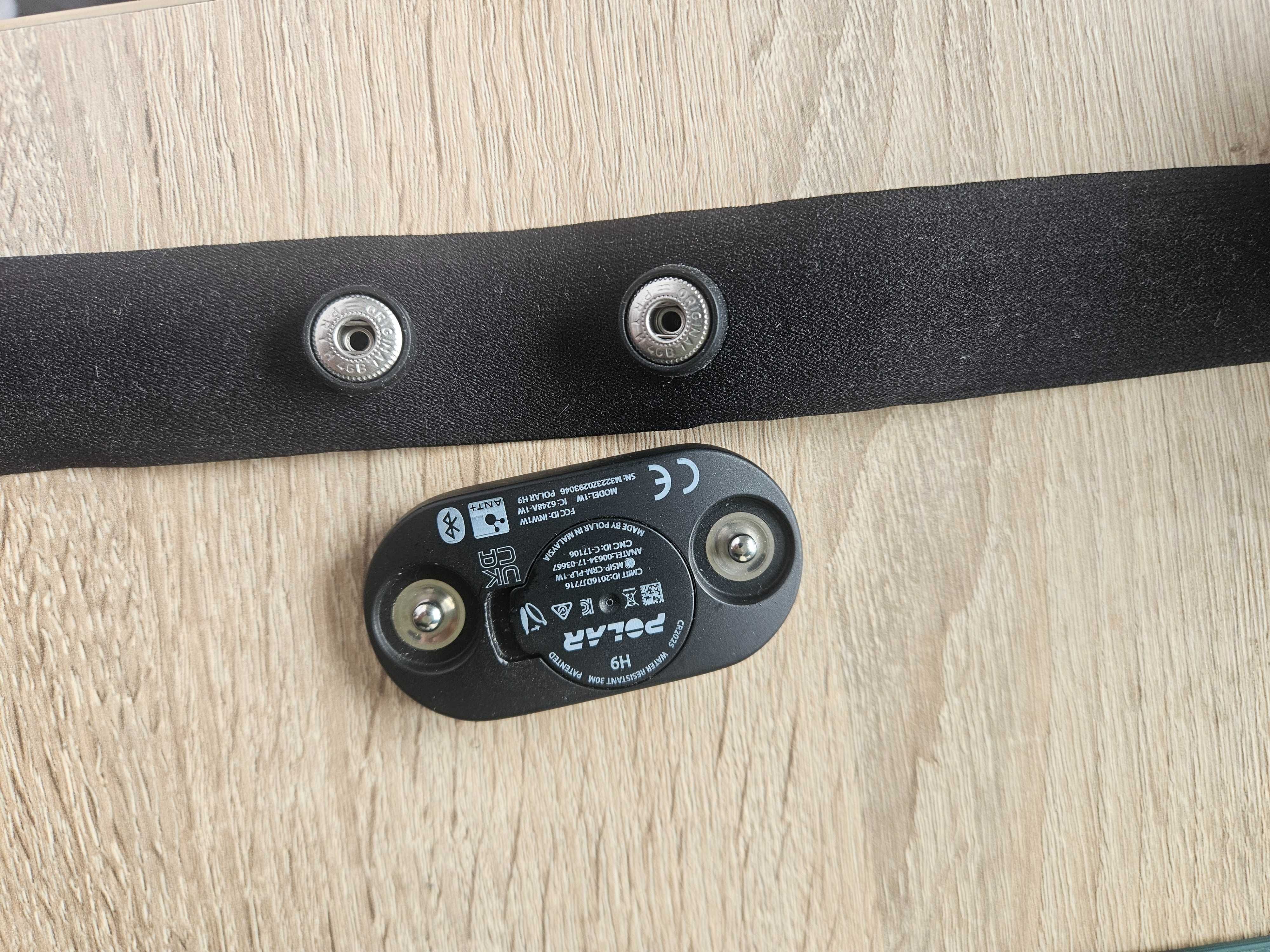 Sensor, czujnik tętna Polar H9 Unisex, czarny