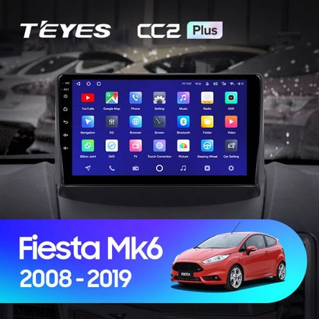 Штатная магнитола Teyes CC2 Plus Ford Fiesta Mk6 (2008-2019) Android