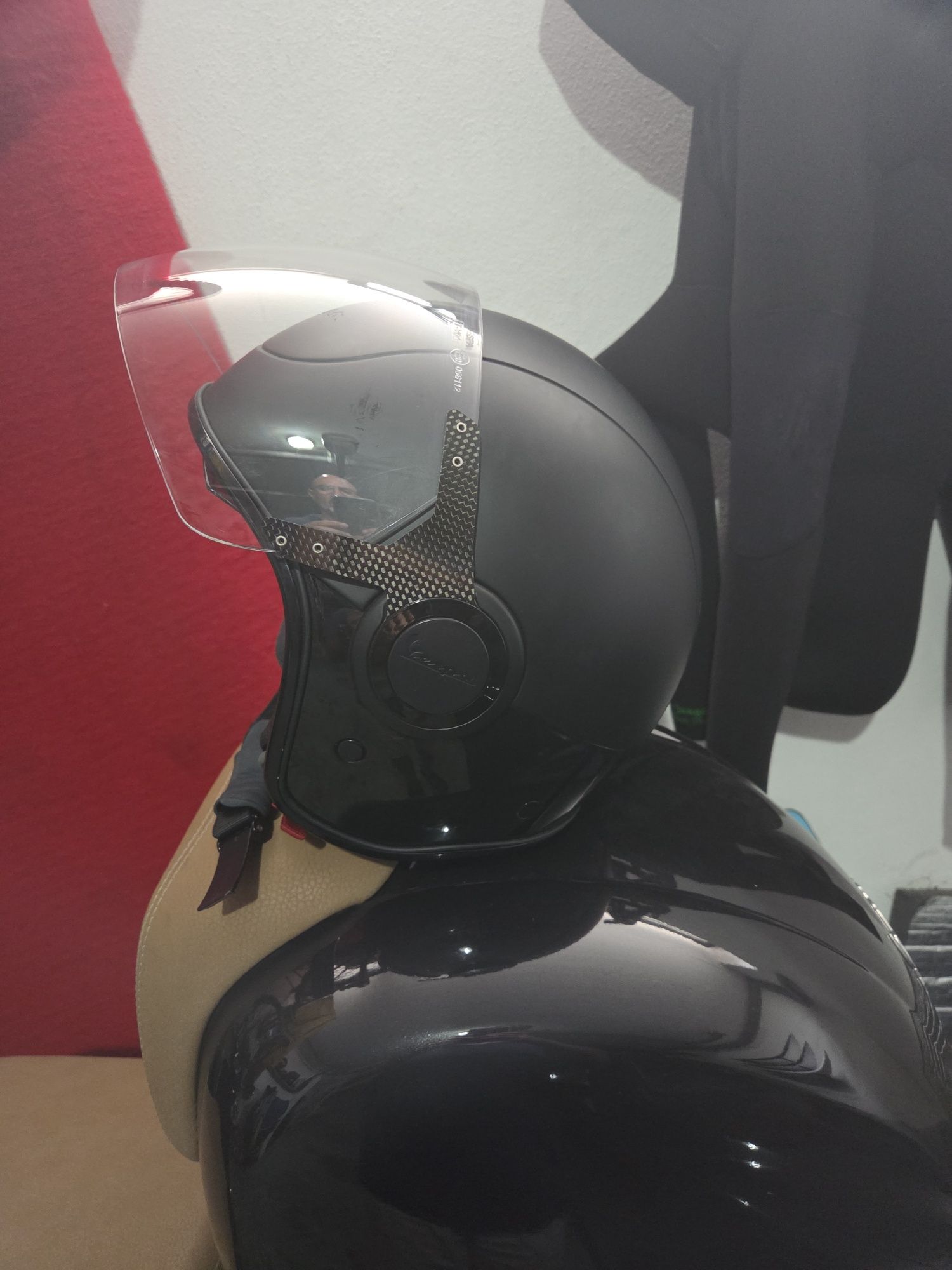 Capacete aberto vespa