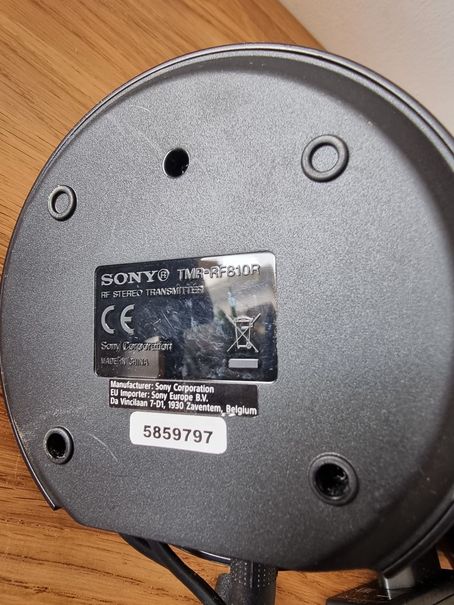 Słuchawki bezprzewodowe Sony TMR-RF810R