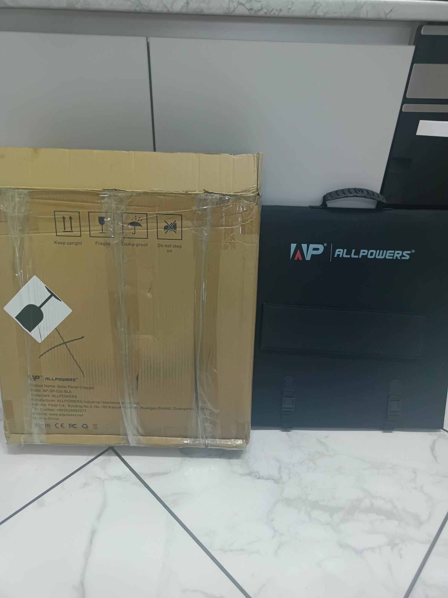 ALLPOWERS SP035 Портативна монокристалічна сонячна панель 200 Вт нова