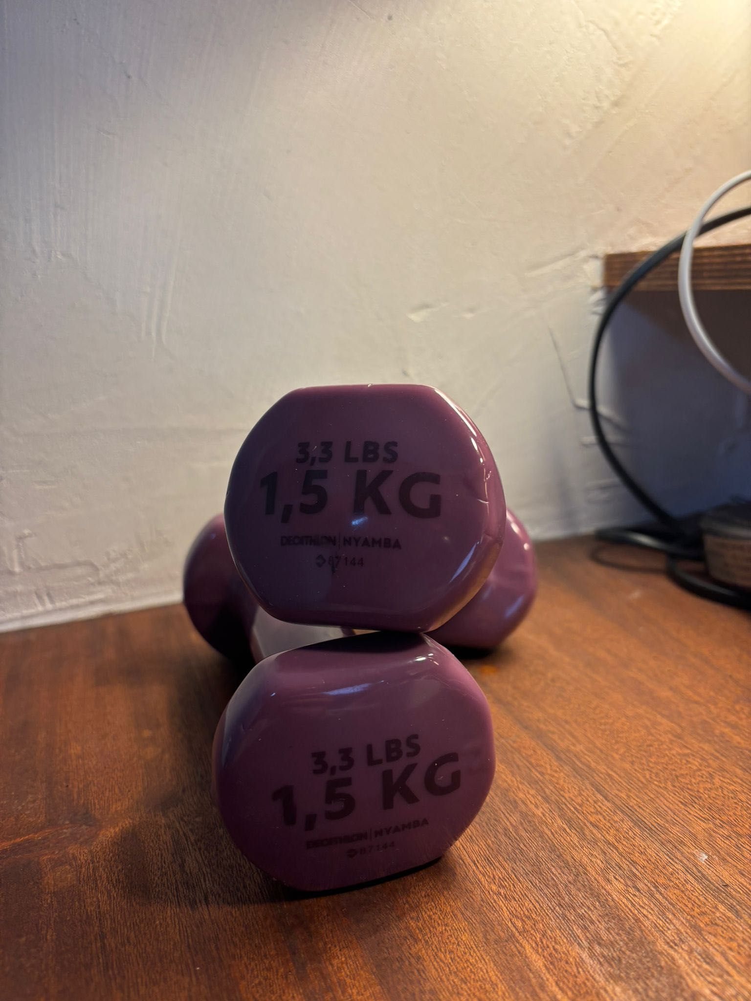 Pesos Decathlon/Top Gym (1,5kg; 2.5kg)