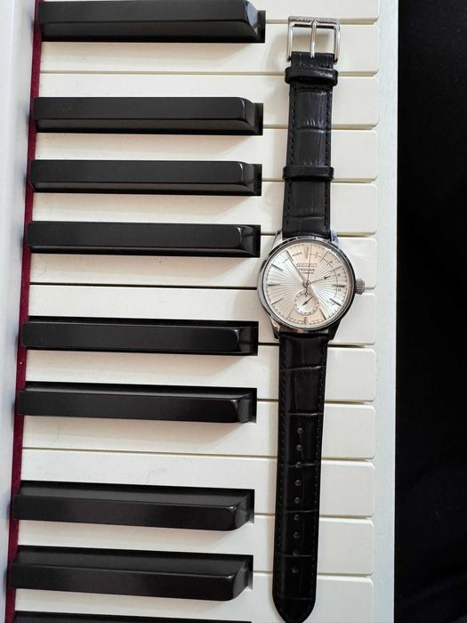 Seiko Presage Automatic Power Reserve 4R57A, nowy pasek, po serwisie