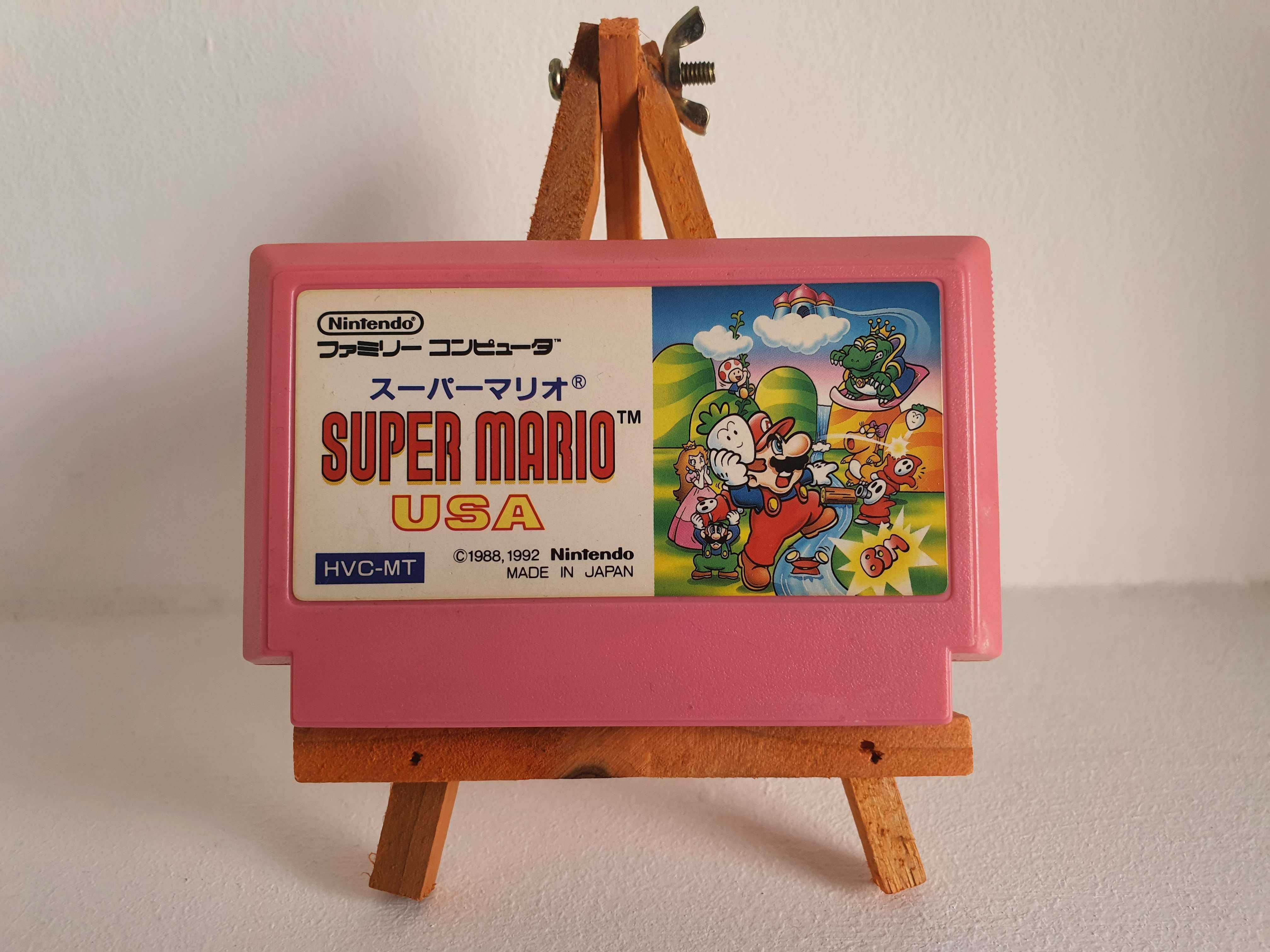 Conjunto Super Mario Bros. p/ Famicom (NES Japão)