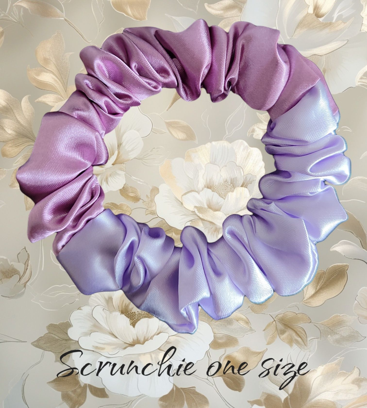 Scrunchie do włosów one size satynowa