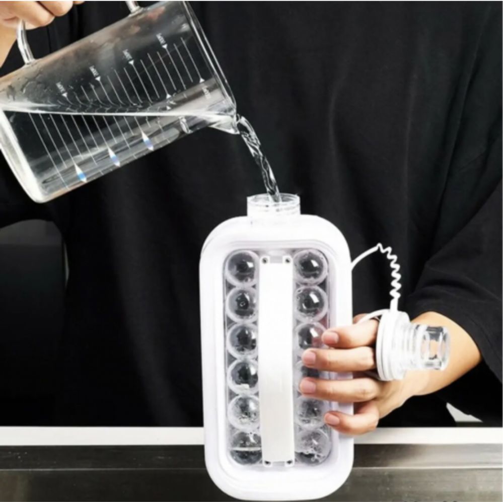 Силіконова форма для льоду на 17 кульок ICE CUBE TRAY